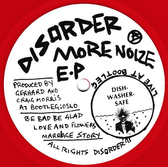 Disorder (3) : More Noize E.P. (7", EP, RP, Red)