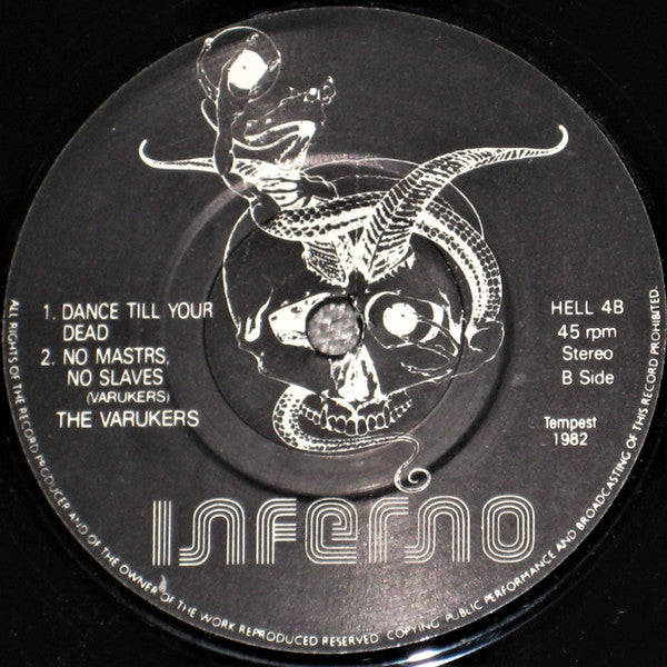 The Varukers : I Don't Wanna Be A Victim! (7", Single, RP)