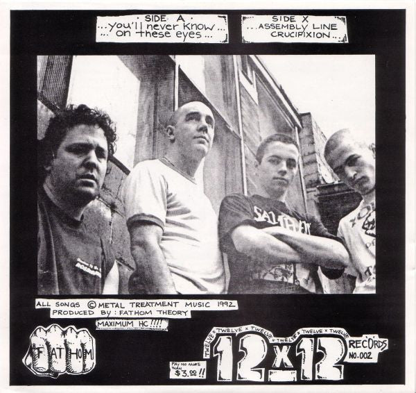 Fathom Theory : Blinded By Hatred E.P. (7", EP)