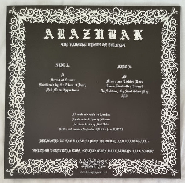 Arazubak : The Haunted Spawn Of Torment (LP,Album)