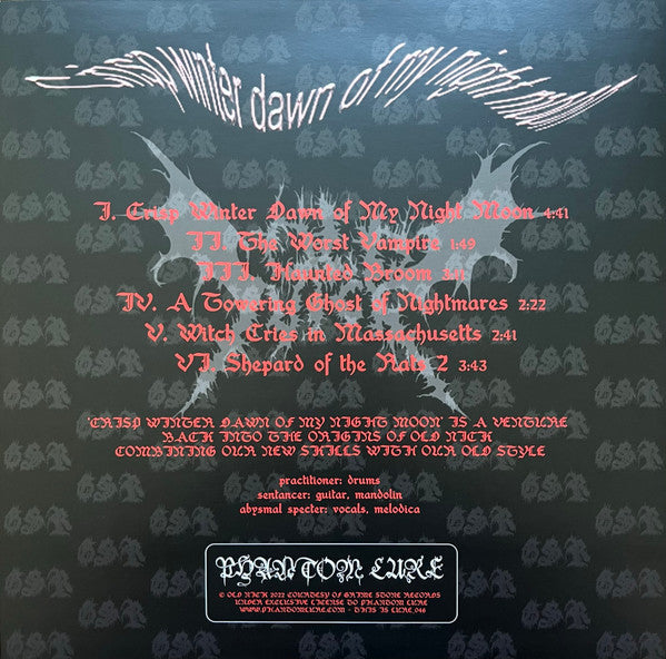 Old Nick (10) : Crisp Winter Dawn Of My Night Moon (12",45 RPM,Stereo)
