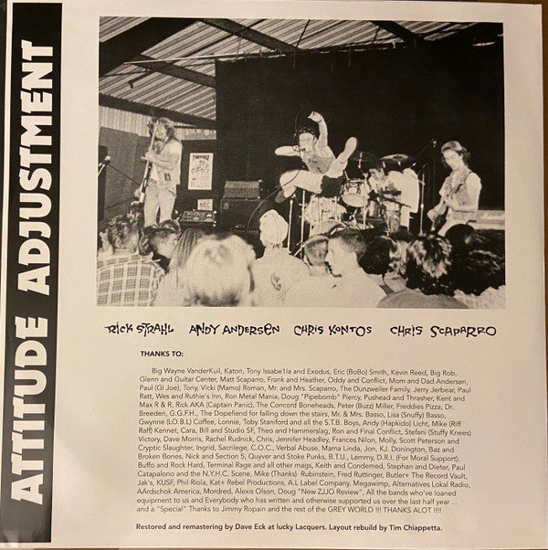 Attitude Adjustment : American Paranoia (LP,Album,Reissue,Remastered)