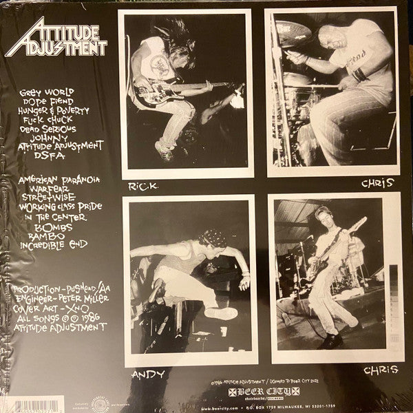 Attitude Adjustment : American Paranoia (LP,Album,Reissue,Remastered)