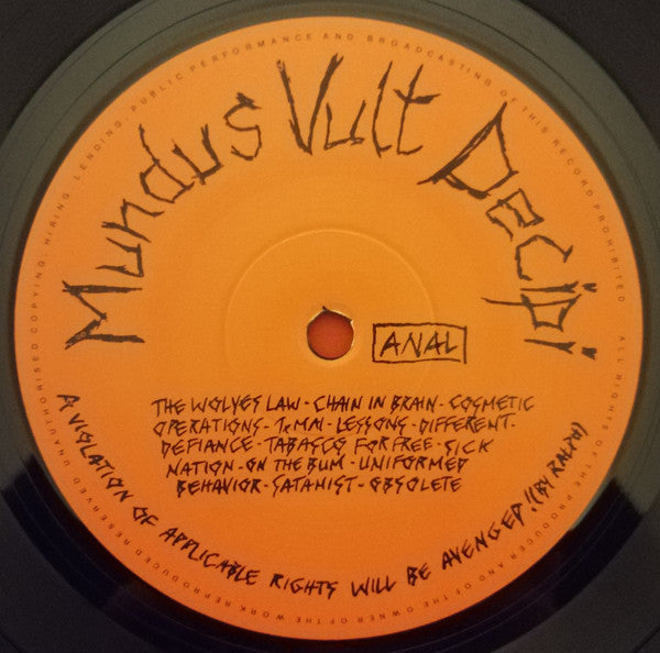 M.V.D. / Malinheads : Berlin Gewidmet ✝ 3. Okt' 90 / Shape Of Rage (LP, Gat)