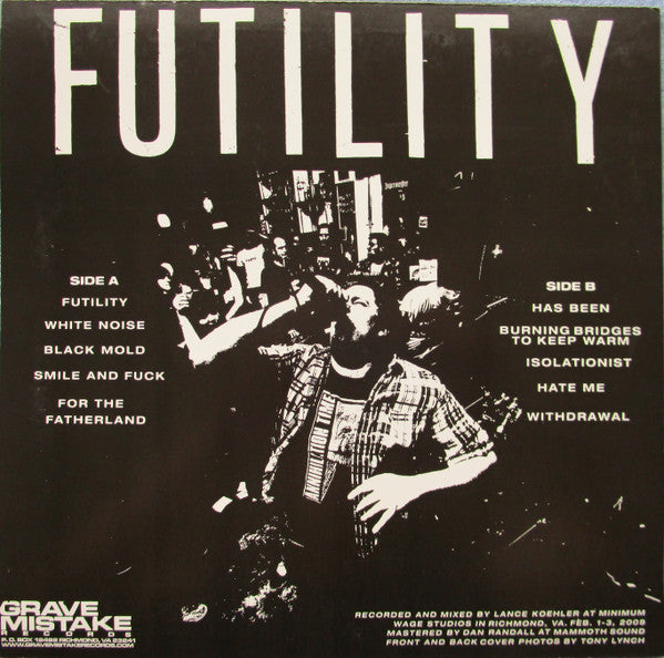 Wasted Time (2) : Futility (12",45 RPM,Album)