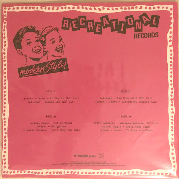 Various : Get it Right (Afro, Dub, Funk & Punk Of Recreational Records, '81 - '​82) (LP,Compilation,Reissue,Remastered)