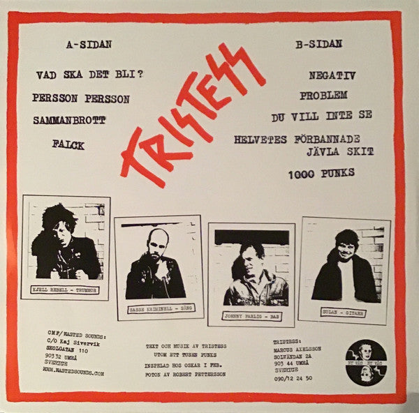 Tristess : Vad Ska Vi Bli ? (12", Album)