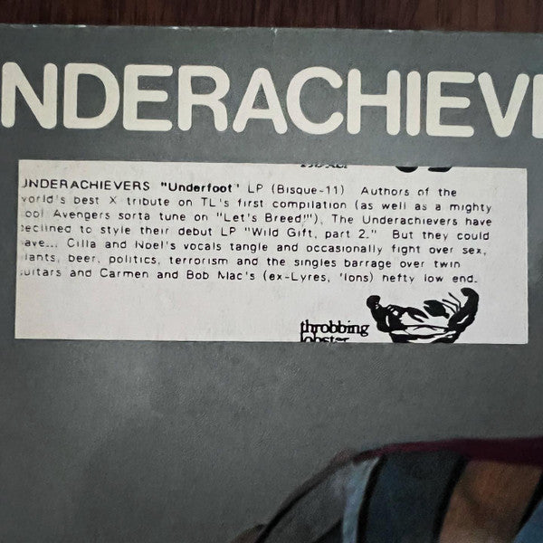 Underachievers : Underfoot (LP,Album)