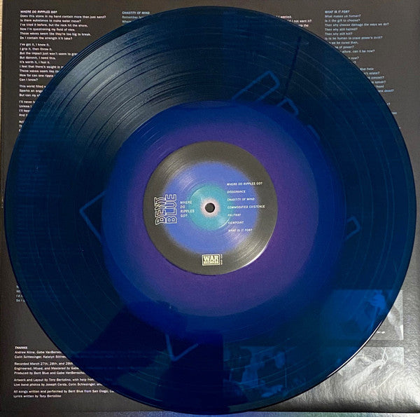 Bent Blue : Where Do Ripples Go? (12",Single Sided)