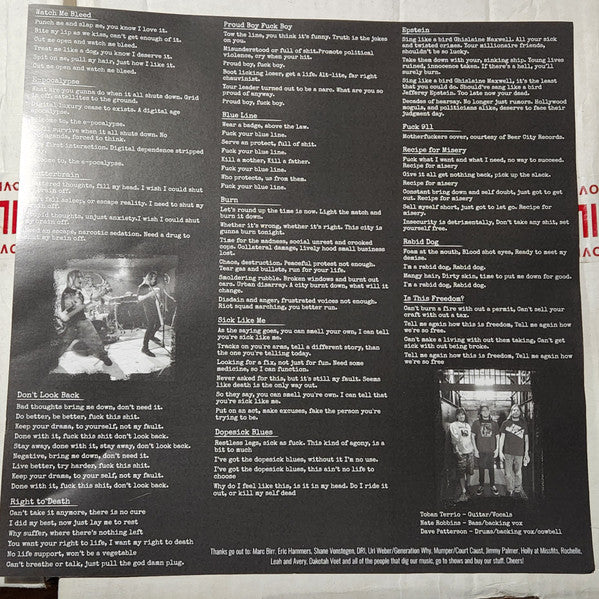 Re-Tox A.D. : Right To Death (LP)
