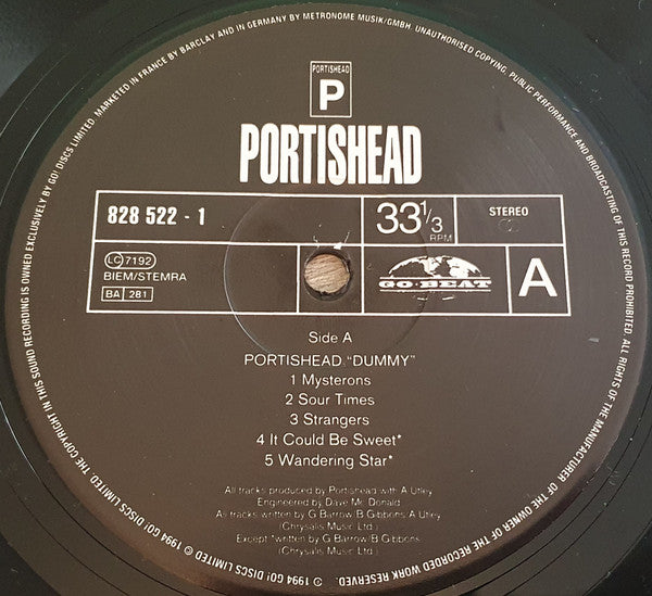 Portishead : Dummy (LP,Album)