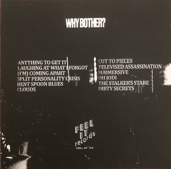 Why Bother? (3) : Lacerated Nights (LP, Whi)