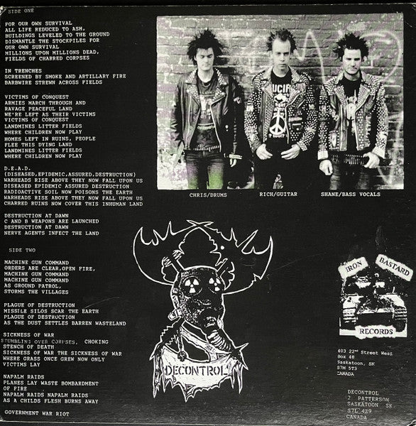 Decontrol (3) : In Trenches... (LP, Album)