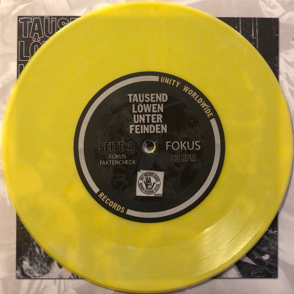Tausend Löwen Unter Feinden : Fokus (7", EP, Ltd, yel)