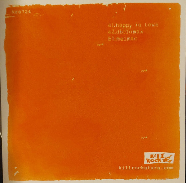 The Cribs : Vs. The Moths…College Sessions 2001 (7", Ltd, RE, Ora)