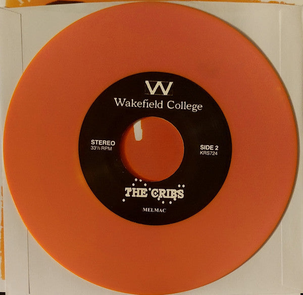 The Cribs : Vs. The Moths…College Sessions 2001 (7", Ltd, RE, Ora)