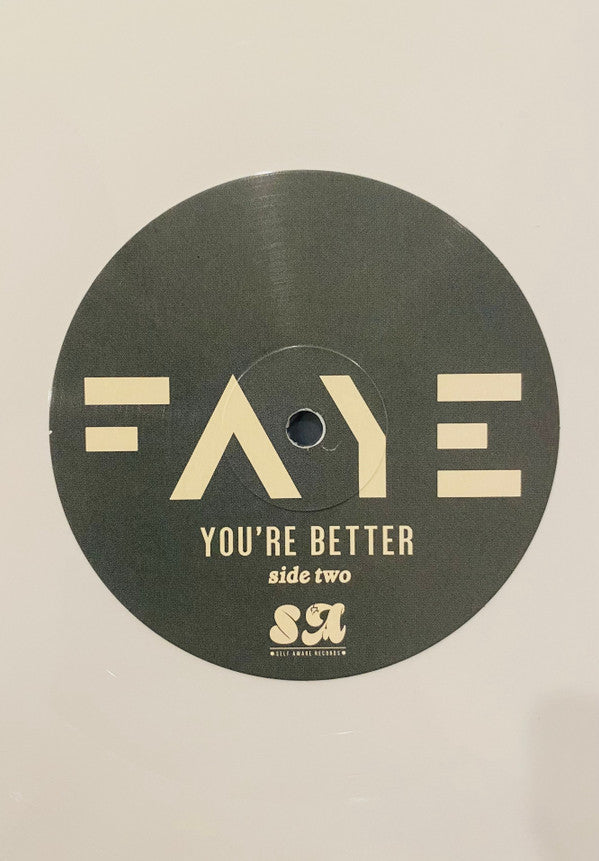 Faye (8) : You're Better (LP, Album, Whi)