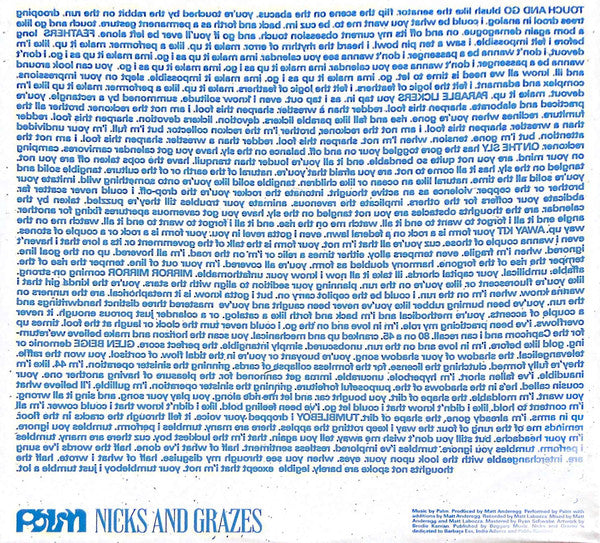 Palm : Nicks And Grazes (LP, Ltd, Ora)