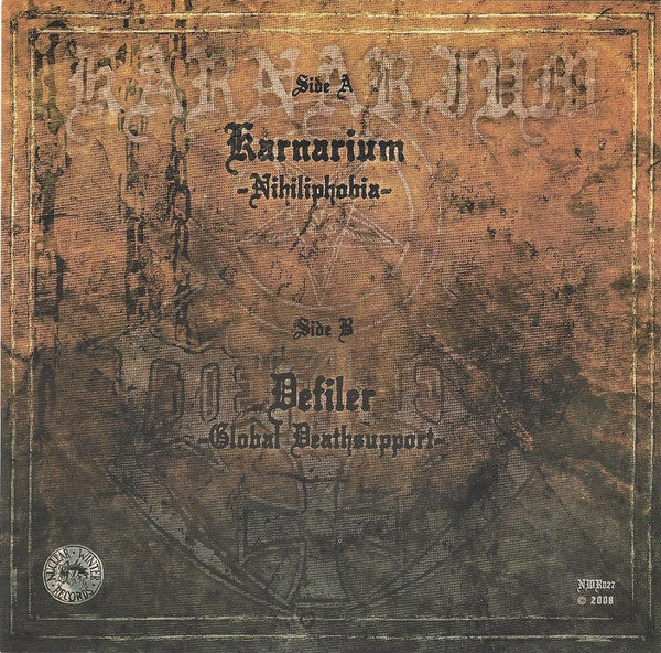 Karnarium / Defiler (3) : Karnarium / Defiler (7")