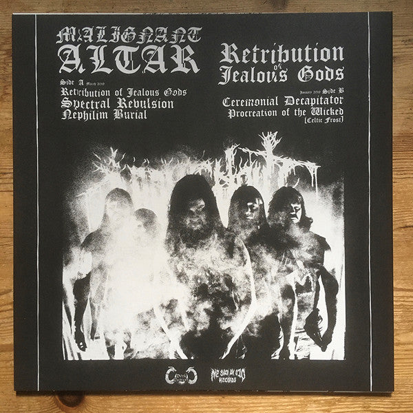 Malignant Altar : Retribution Of Jealous Gods (12",45 RPM,EP,Compilation,Reissue)