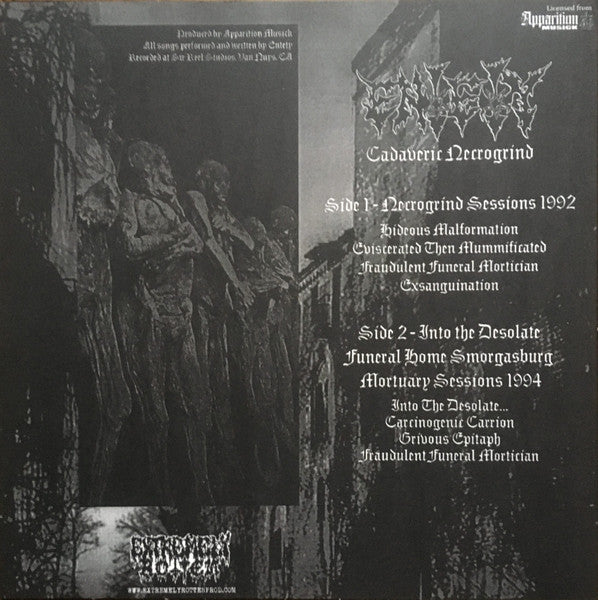 Entety : Cadaveric Necrogrind (LP, Comp, RE, RM)