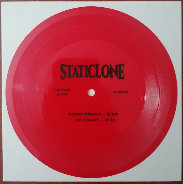 Staticlone : Cabotinage/...Of Light (Flexi, 7", S/Sided, Tra)