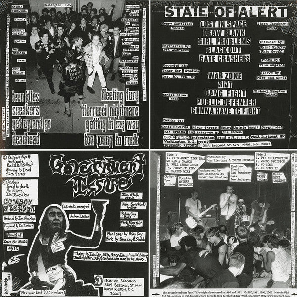 Various : Four Old Seven Inches On A Twelve Inch (LP,Reissue,Compilation)