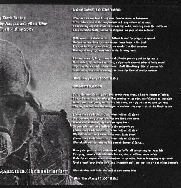 Wastelander : I.C.B.M. (Infernal City Black Metal) (7", Num, Gre)