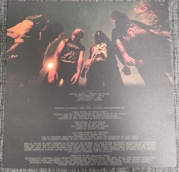 Fleshrot (3) : Unburied Corpse (LP, Album, M/Print, RP, Yel)