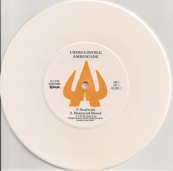 Undeclinable Ambuscade : Trapped (7",33 ⅓ RPM)