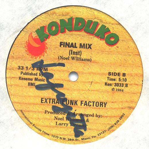 Noel Williams & The Extra Funk Factory : Final Mix (12")