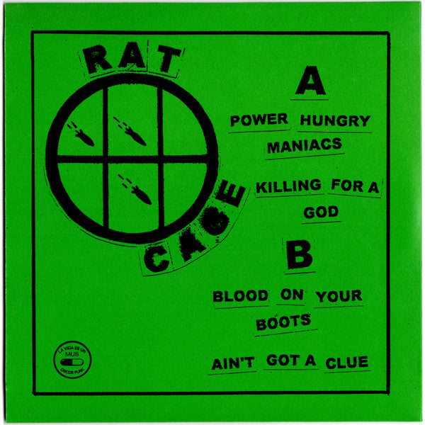 Rat Cage : Blood On Your Boots (7", EP, RP, Gre)