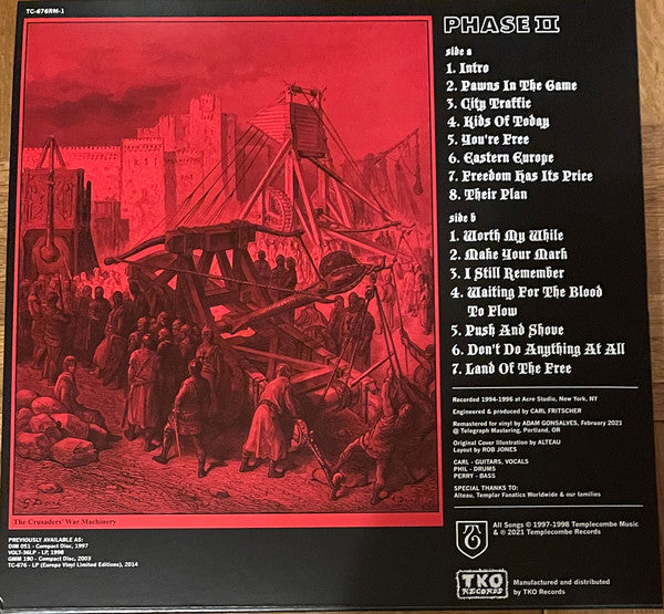 Templars, The : Phase II (LP,Album,Limited Edition,Reissue,Remastered)
