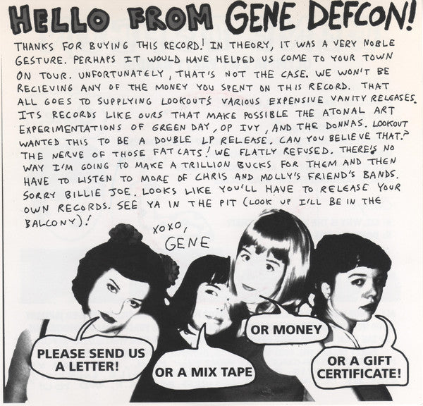 Gene Defcon Featuring The Genettes : "Liz" And Other Songs (7")