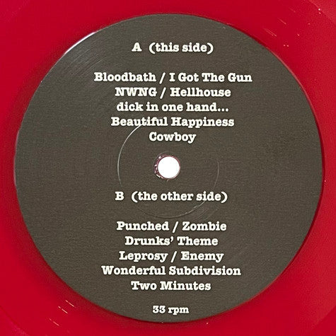 Drunks With Guns : Fucked Up On Beer & Drugs (LP,Compilation,Limited Edition,Remastered)
