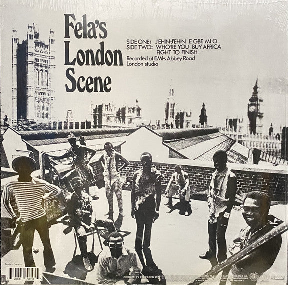 Fela Kuti And His Africa 70 : Fela's London Scene (LP,Album,Reissue)