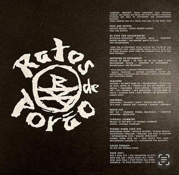 Ratos De Porão : Isentön Päunokü (10",45 RPM,EP)