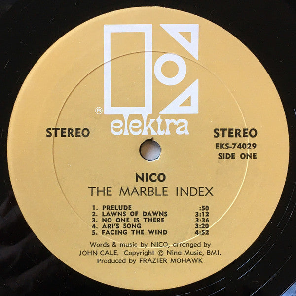 Nico (3) : The Marble Index (LP,Album,Stereo)
