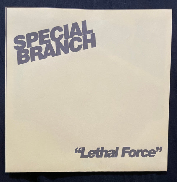 Special Branch (6) : Lethal Force (7", Red)