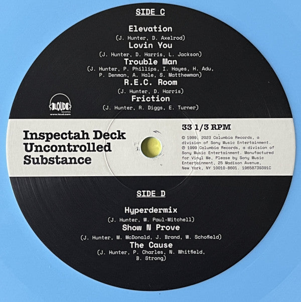 Inspectah Deck : Uncontrolled Substance (LP,Album,Club Edition,Reissue,Remastered)