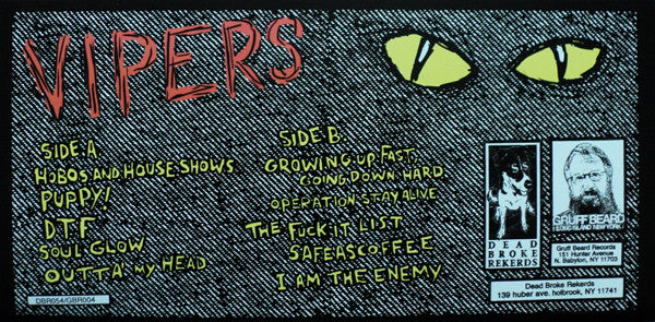 Sister Kisser : Vipers (LP,Album)