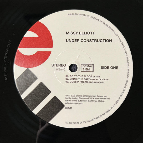 Missy Elliott : Under Construction (LP,Album,Reissue)