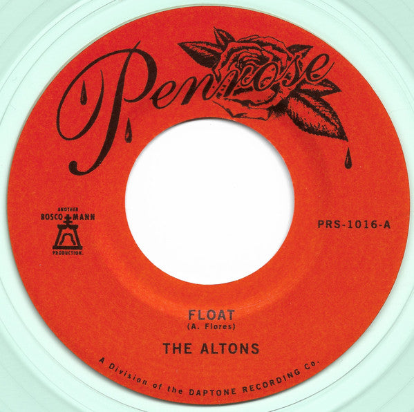 Altons, The : Float / Cry For Me (7",45 RPM)