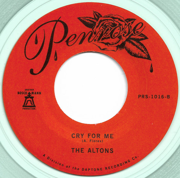 Altons, The : Float / Cry For Me (7",45 RPM)