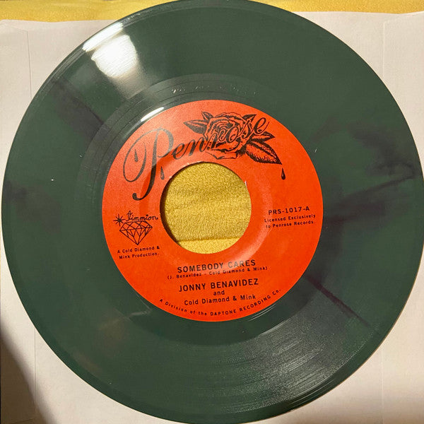 Jonny Benavidez and Cold Diamond & Mink : Somebody Cares / Slow Down Girl (7",45 RPM,Single)
