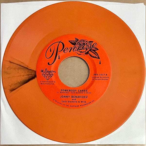 Jonny Benavidez and Cold Diamond & Mink : Somebody Cares / Slow Down Girl (7",45 RPM,Single)