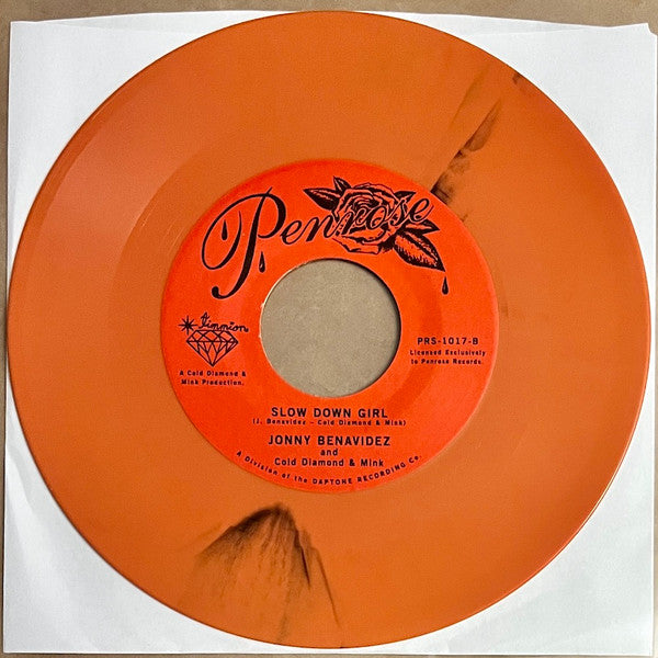 Jonny Benavidez and Cold Diamond & Mink : Somebody Cares / Slow Down Girl (7",45 RPM,Single)