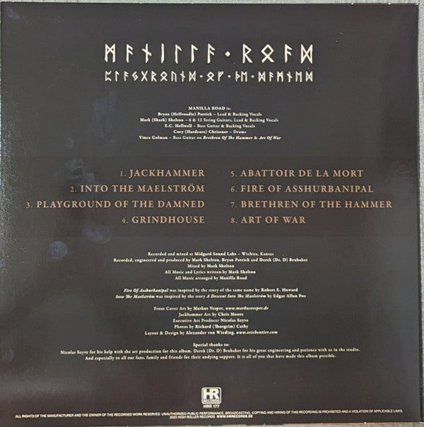 Manilla Road : Playground Of The Damned (LP,Album,Limited Edition,Reissue)