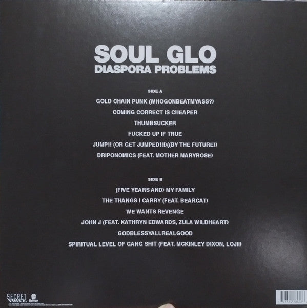 Soul Glo : Diaspora Problems (LP,Album,Stereo)