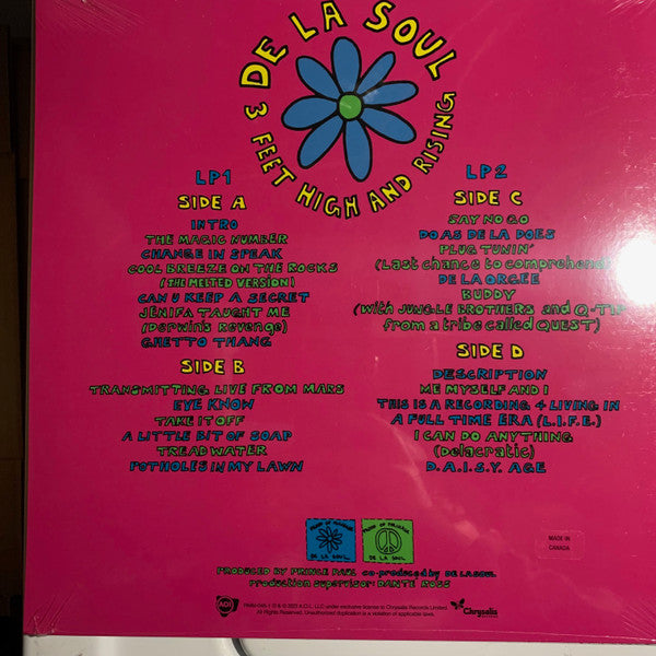 De La Soul : 3 Feet High And Rising (LP,Album,Reissue)